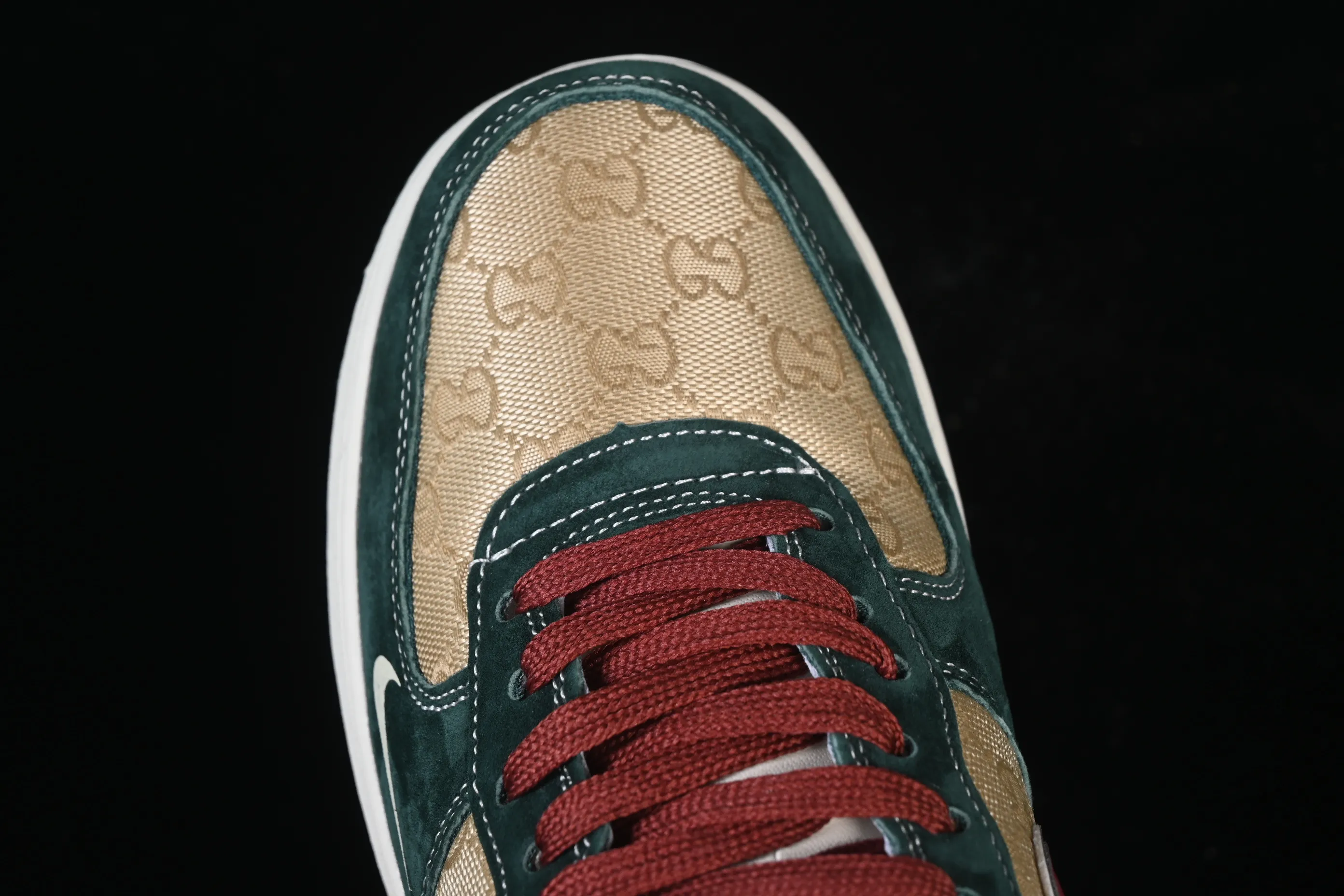 All categories Nk Air Force 1 Air Force series Nk Air Force 1 Low Air Force low top Nike Air Force 1'07 Low Gucci joint Khaki cinnabar hook Air Force 1 low top casual sneakers SY1388-007